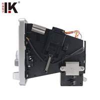 Accepteur de pièces universel LK734 comparable avec mécanisme de sélection de pièces à logo LED personnalisé sur panneau avant pour machines de divertissement