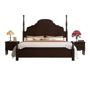 Anna Wooden <b>Bed</b> 1.8M Storage High Box Bedroom Furniture Solid Wood <b>Double</b> <b>Bed</b> - Product Image 5