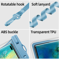 Airbag personnalisé à écran tactile 7.2 pouces IPX8 pochette de téléphone étanche flottante housse en TPU étanche à l'eau étui mobile sac sec