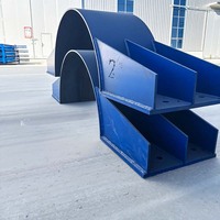 Fixations de coffrage réglables en acier au carbone, assemblage modulaire sans soudure pour la construction de piliers, de capots et de poutres