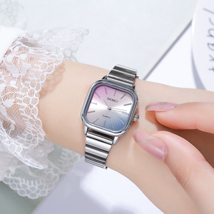 Montre à quartz authentique pour femme, en acier inoxydable, avec accents de diamants, étanche, décontractée et professionnelle - Product Image 2