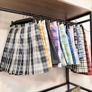 Wholesale Second-hand Female Student Plaid Pleated Skirt Uniform <strong>Dress</strong> Ukay Ukay Second-hand Clothing Store Secondhand Clothing - Product Image 6