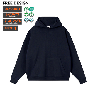 เสื้อฮู้ดดี้ OEM แบบพื้นฐาน ผ้าคอตตอนผสมขนแกะ สวมใส่สบาย ทรงปกติ อุ่นเหมาะสำหรับฤดูหนาว แขนยาว ไม่มีลาย สามารถสกรีนโลโก้ได้ เสื้อฮู้ดดี้ผู้ชาย - Product Image 5