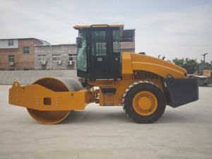 Baumaschinen 10ton Diesel Benzin Verdichter Straßen walze Fahrt auf Asphalt vibrierende Straßen walze - Product Image 5