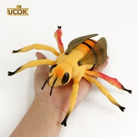 Jouets en plastique d'animaux naturels de 8 pouces, insectes, coléoptères, grillons, abeilles, araignées, scorpions, libellules, différents modèles
