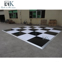 Plancher de danse modulaire avec bords en aluminium, sol extérieur à forte capacité de charge
