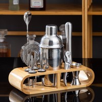 Kit de fabrication de cocktails professionnel, accessoires de bar en acier inoxydable, ensemble d'accessoires de bar, logo personnalisé OEM, vente en gros en usine