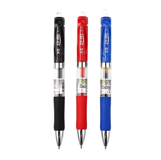 Classical Style Office Sign Plastic Roller Gel Pen With 0.5mm Black Ink