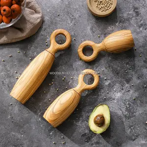 Woodsun Wood Mill Pepper Pepper And Salt Grinder Set