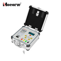 Testeur numérique de résistance à la terre MOEORW-W1105, 3/4 bornes, résistivité du sol, tension AC, portable, batterie/mètre de terre AC, 1 an