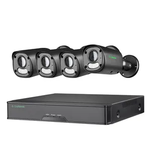 GX-YUFI-M5C-K4 GCraftsman grosir 2MP 4MP 5MP 6MP 8MP kamera keamanan sistem IP POE kamera perekam NVR pintar