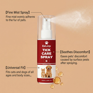 <span class=keywords><strong>Spray</strong></span> <span class=keywords><strong>naturel</strong></span> doux pour le soin des tiques chez les animaux domestiques, pour chiens et chats, protection quotidienne du pelage en extérieur - Product Image 3
