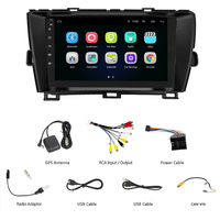 Autoradio Android 15 pour Toyota Prius, écran tactile intelligent, commande vocale, navigation GPS, lecteur audio stéréo