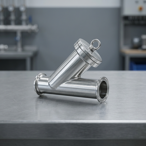 Filtre en Y SS 316L forgé et poli, connexion par soudage haute pression, pour alimentation en eau - Product Image 2