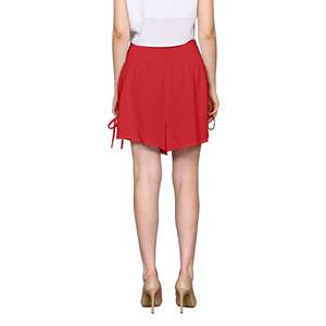 Pantalones de calle de verano de cintura alta de secado rápido a juego de colores personalizados para mujer 100 pantalones cortos deportivos de encaje de rayón pantalones cortos finos sueltos - Product Image 4