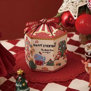 Производитель, Рождественская Подарочная коробка, глянцевая бронзовая бумага, материал, маленькая конфетная подкладка для украшений, губка, склад, низкий минимальный объем заказа - Product Image 4