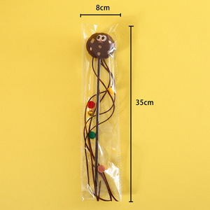Toys for Pets Funny Cat Teaser Sticks Cookies Cheese Toast Pet Vocal Toy Plush Bell With Tassel <b>Ball</b> Interactive Movement Toy - Product Image 2