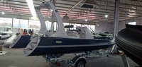 Attraper des poissons pour bateau gonflable, remorque rigide de haute qualité, prix réglable, 3/4