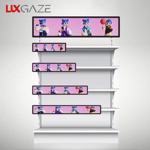 LuxGaze 23 24 35 37 Inch Indoor Stretch Bar LCD Display Supermarket Ultra <b>Wide</b> Strip <b>Shelf</b> for Shopping Mall Advertising Signage - Product Image 1