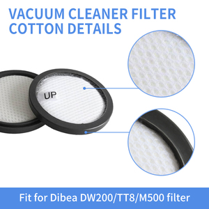 <span class=keywords><strong>Dibea</strong></span> DW200/TT8/M500 Compatible True HEPA Filtre Lavable Réutilisable Remplacement Aspirateur Partie Électrique Manuel Source D'alimentation - Product Image 4