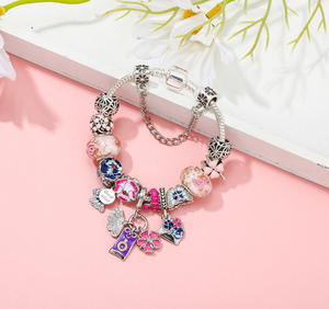 Pulsera de mujer de alta calidad, kit de pulsera de flores, bricolaje, Pansy, nuevo, <span class=keywords><strong>2022</strong></span> - Product Image 2