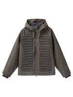 Blouson bomber fonctionnel léger en coton Sorona style montagne, coupe-vent et imperméable, color-block, streetwear