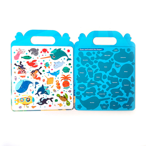 Proveedor al por mayor niños ocupado libro educación para padres niños océano animales pegatina Libro buena calidad - Product Image 3