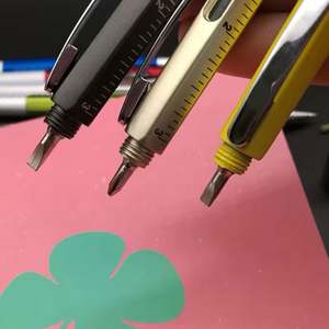 Stylo multifonction 6-en-1 : tournevis, règle, niveau, stylet tactile, stylo bille et support de téléphone portable - Product Image 4