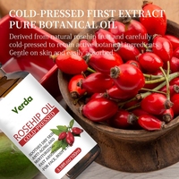 Minyak Tubuh Rosehip Label pribadi alami memperkuat penghalang kulit minyak Rosehip tekanan dingin untuk semua jenis kulit