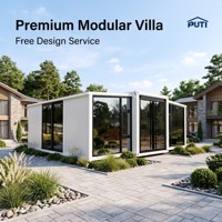 Maison modulaire de luxe à 2 étages de haute qualité, conteneur préfabriqué pour bureau et location de vacances