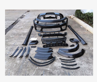 Kit de conversion complet YLD SRT Hellcat Widebody pour Dodge Charger 2015-2022, comprenant pare-chocs avant et arrière et élargisseurs d'ailes.