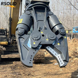 Cizalla Hidráulica de Doble Cilindro para Excavadora Rsoliddiesel, Accesorio para Desguace de Chatarra y Desmontaje de Vehículos 360 °   Rotación - Product Image 3