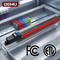 Barre d'alimentation PDU sur mesure, 12 prises standard américaines, disjoncteur 3P, 380V 63A 41000W, unité de distribution d'alimentation pour armoire serveur