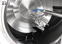 Machine de revêtement de film à haute efficacité contrôlée par PLC BG-150 ZLU pour la technologie de revêtement par chauffage des confiseries alimentaires, haute capacité 350 kg