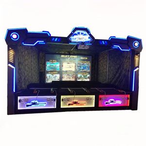 เครื่องเกมยิงปืนอาร์เคดยอดนิยม 30 เกม โครงสร้างโลหะและอะคริลิก 110V/220V สำหรับผู้เล่น 6 คน - Product Image 3