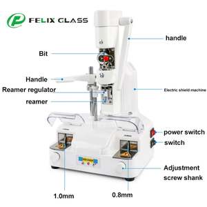 2024 CE Approved FELIX OPTICAL CP-24B Lens Drilling <b>Machine</b> Hot Selling Optometry Equipment with <b>Notching</b> Feature Optical Glass - Product Image 4