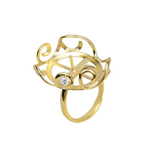 Anillo de Plata S925 Hecho a Mano con Incrustaciones de Encaje de Flores Abiertas y Perla Barroca, Engaste Hueco, Conector de Joyería DIY, Accesorio 1801 - Product Image 5