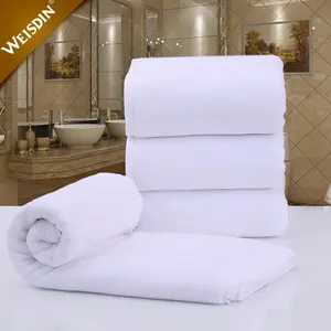 优质商品轻质可重复使用酒店吸水100% 棉沐浴超细纤维毛巾