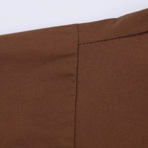 Mode printemps : chemise en popeline à manches larges unique, chemisier vintage à manches longues pour femme, <span class=keywords><strong>haut</strong></span> <span class=keywords><strong>chic</strong></span> rose poudré - Product Image 5
