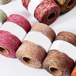 50g 80% Polyester 20% Baumwolle Fancy Finger <span class=keywords><strong>Loop</strong></span> Garn Häkeln Super Warm Puffi Circle Baumwolle Geflochtenes Seil Puffy Faden - Product Image 4