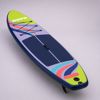 Planche de paddle gonflable tout usage pour adultes de 10 pieds 8 pouces pour complexes hôteliers et flottes de location, programme ODM personnalisé avec pagaie et pompe réglables