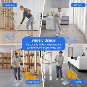 סיטונאי זול כותנה מסחרי רטוב רצועת בורג רטוב עם ידית פלדה ארוכה ידית פלדה ניקוי - Product Image 5