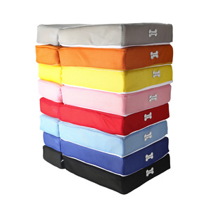 Escaleras plegables para perros, escalones de malla para mascotas, tapete de espuma, escalera de escalada, extraíble, lavable, para perros, rectangular, de color sólido - Product Image 1