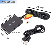 Cable HDM1 a RCA 1080P Full HD, Adaptador AV Compuesto para TV/HDTV/DVD