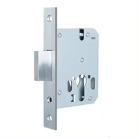 Accessoires de serrure de porte de sécurité intérieure à déverrouillage par clé de style moderne Serrure à mortaise en acier inoxydable épaissi avec accessoire à clé
