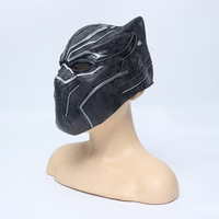 Masque de film de guerre civile pour cosplay, casque de film Marvel, couvre-chef en latex Black Panther pour diffusion en direct, Halloween, Factory