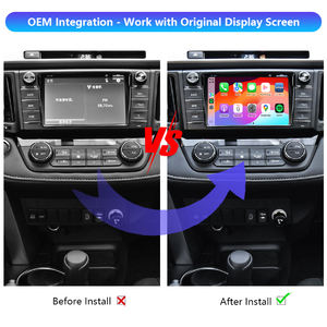 RAV4 kit di integrazione automatica Wireless Apple CarPlay Android navigazione automatica e GPS altri dispositivi elettronici per <span class=keywords><strong>Auto</strong></span> Toyota 2014 -2018 - Product Image 4