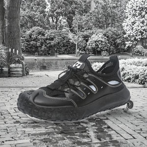 Sandales de randonnée d'été décontractées pour hommes, confortables, à bout fermé, imperméables, souples, antidérapantes, respirantes, en maille - Product Image 3