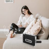 Lecteur de cassette stéréo portable rose personnalisable, enregistrement sur clé USB, lecteur de musique, retournement automatique, alimenté par batterie