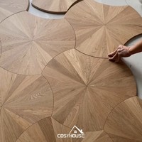 Pisos de madera de roble y nogal de ingeniería estándar de la UE Pisos de madera dura de parquet multicapa para Villa Apartamento Hotel
